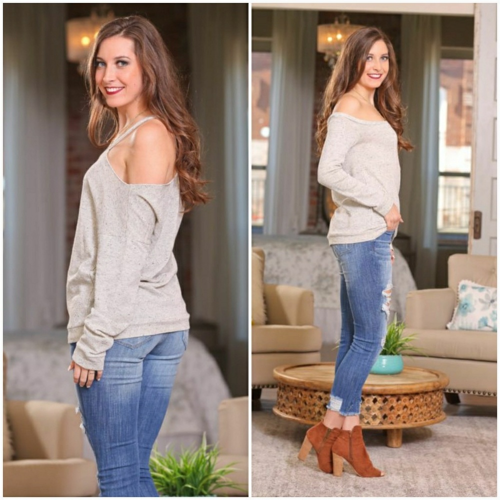 Single Strap Off The Shoulder Top - Picture 3 of 5